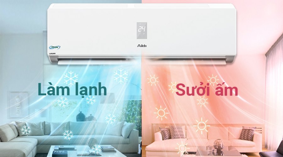 Nên mua máy lạnh 1 chiều hay 2 chiều?